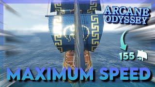 (Arcane Odyssey) THE NEW FASTEST SHIP BUILD (The Nimbus Sea Update)