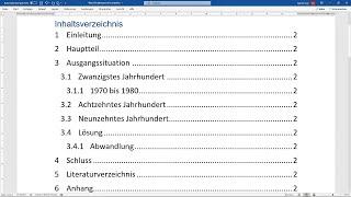 Word Table of Content in 1 Minute  - Tutorial [Headings, Alignment, Custom Style, Update]