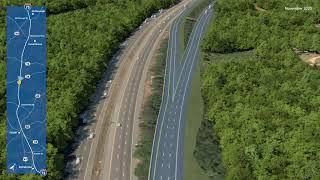 I-75 Commercial Vehicle Lanes Project Visualization