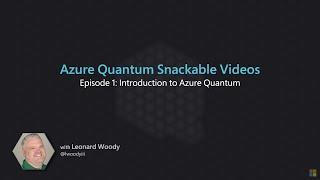 Introduction to Azure Quantum