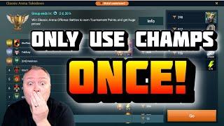 I Can Only Use Each Champ ONCE Arena Challenge?!! Raid: Shadow Legends