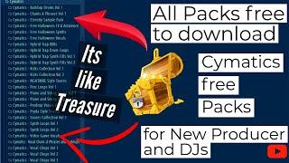 Cymatics Free Packs (Treasure) Royalty-free Sample Packs & #freeloops for New Producer and DJs