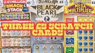 three £5 lotto scratch cards mix  #lottery #scratchcardwin #scratchin #jackpot #gamble