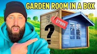 BUILDING A WHOLE GARDEN ROOM FROM A BOX