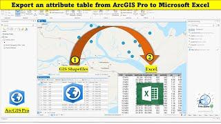 Export an attribute table from ArcGIS Pro to Microsoft Excel