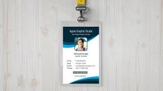 Company ID Card Design - Photoshop Tutorial