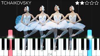 Tchaikovsky - Dance of the Little Swans | EASY Piano Tutorial