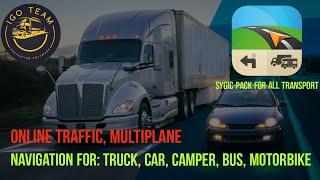 Sygic Pack Navigation for ALL transport! Auto - update maps for all world. Support Android 4 – 14!