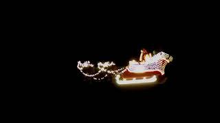 Santa Claus on his flying sleigh and the ferris wheel || Montreux Noël Switzerland Christmas Market