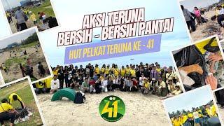 HUT PT KE 41 - AKSI BERSIH BERSIH PANTAI