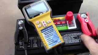 Cen Tech battery analyzer how to test a car battery