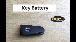 MG New Style Key Key Battery HOW TO change