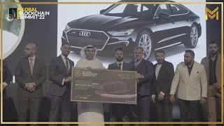 Audi Sedan  Achievement By Mr. Gurpej Virk | Global Blockchain Summit 2022 (GBS) is hosted in Dubai.