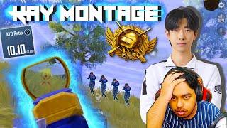 WORLD's RANK 1 CONQUEROR Competitive Korean Player KAY BEST Moments in PUBG Mobile