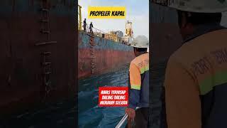 PROPELER / BALING BALING KAPAL BAHAYA DEKAT BISA TERHISAP#shorts #olahgerakkapal #maritimepilot