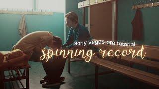 spinning record album - vegas pro tutorial