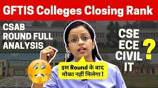 CSAB Counselling Cut-off - GFTIS Closing Rank | 2020-21 Analysis | ST Category | Jee Mains 2021