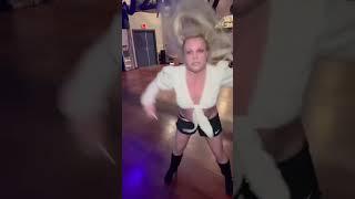 Britney Spears Dancing With Cigarette- February 19 2024