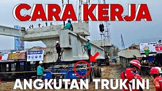 TRUK DAN SOPIR KHUSUS⁉️ MELIHAT DARI DEKAT CARA KERJA TRUK BOGIE TRAILER