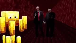 Donald trump and kim jong-un go to the nether!