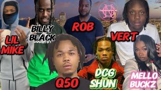 Q50, Vert, Rob respond to Billionaire diss| Lil Mike backdoored| DCG Shun crashing out after breakup