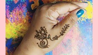 /Stylish Mehendi Tattoo/Letter M mehendi tattoo/pallabi's Creations/ #youtubeshorts