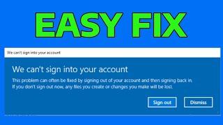 How To Fix We Can't Sign Into Your Account Temporary Profile