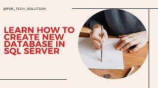 How to Create new Database in SQL Server ?