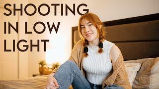 HOW TO SHOOT IN LOW LIGHT WITHOUT FLASH | Camera settings, Lightroom, and shooting on iPhone