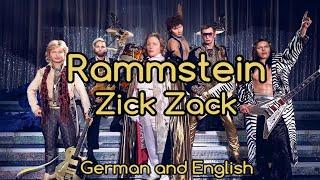 Rammstein - Zick Zack - English and German lyrics