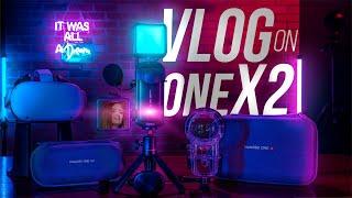 Vlog on Insta360 ONE X2 - Metal Cage + RGB LED Setup & FAST 4K Editing Tutorial