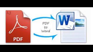 PDF to Word (doc, docx) and PNG