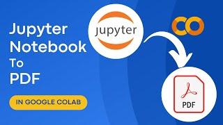 Convert Jupyter Notebook to PDF
