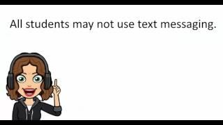 Text Messaging Through Moodle