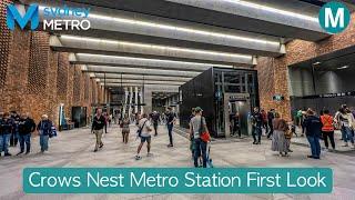 Transport for Sydney Vlog 808: Crows Nest Metro Station First Look - Sydney Metro