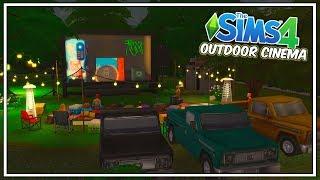 The Sims 4 | OUTDOOR CINEMA  | Speed Build NO CC