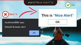 Customize Alert : Create Nice Alert Using Only Javascript