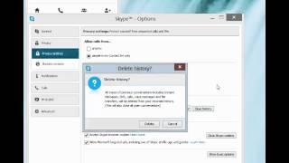 How To Clear the Skype Chat History