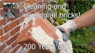 Cleaning and reusing bricks that are 200 years old (How to)