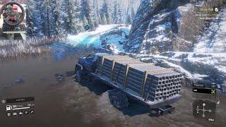 Stone Fall - Chevrolet Kodiak C70 - SnowRunner Alaska EP8 | Logitech G29