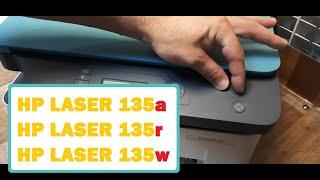 HP LASER 135a / 135r / 135w / 135wr / 137fnw Firmware. Instructions