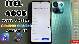 frp bypass itel a60s/a60 compte google android 12