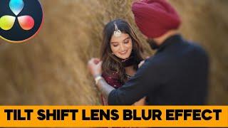 Davinci Resolve - Tilt Shift Lens Blur Effect