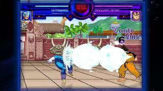 MUGEN AI Fights: B-Vegeta vs. Quality Goku