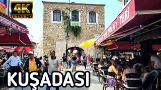 KUŞADASI CITY CENTER VIRTUAL WALKING TOUR | May 2023 | 4k UHD 60fps