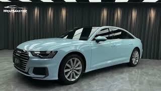 Super Glossy Crystal Ice Blue Automotive Vinyl Wraps