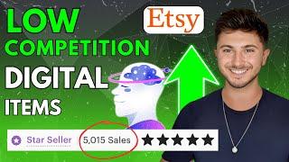 7 Etsy LOW COMPETITION Digital Products with HIGH SEARCH Volumes