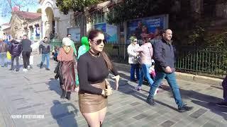 Women in leather or boots fashion street 5