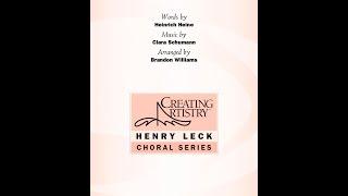 Lorelei (3-Part Treble Choir) - Arranged by Brandon Williams