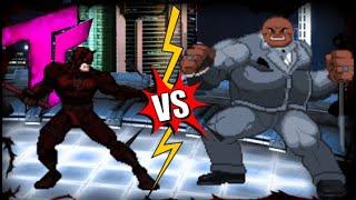 Daredevil vs Kingpin  (DD 2003 Final Fight) MUGEN BATTLE